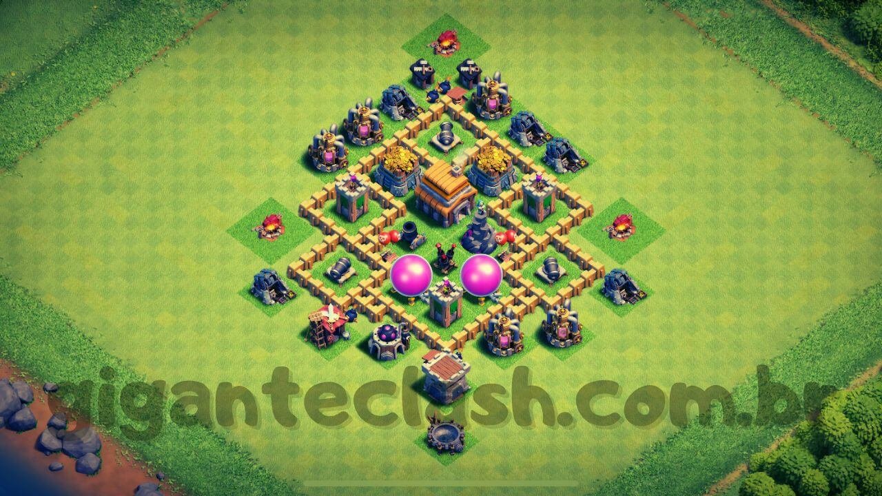 O Melhor Layout H Brido Cv Centro De Vila Clash Of Clans